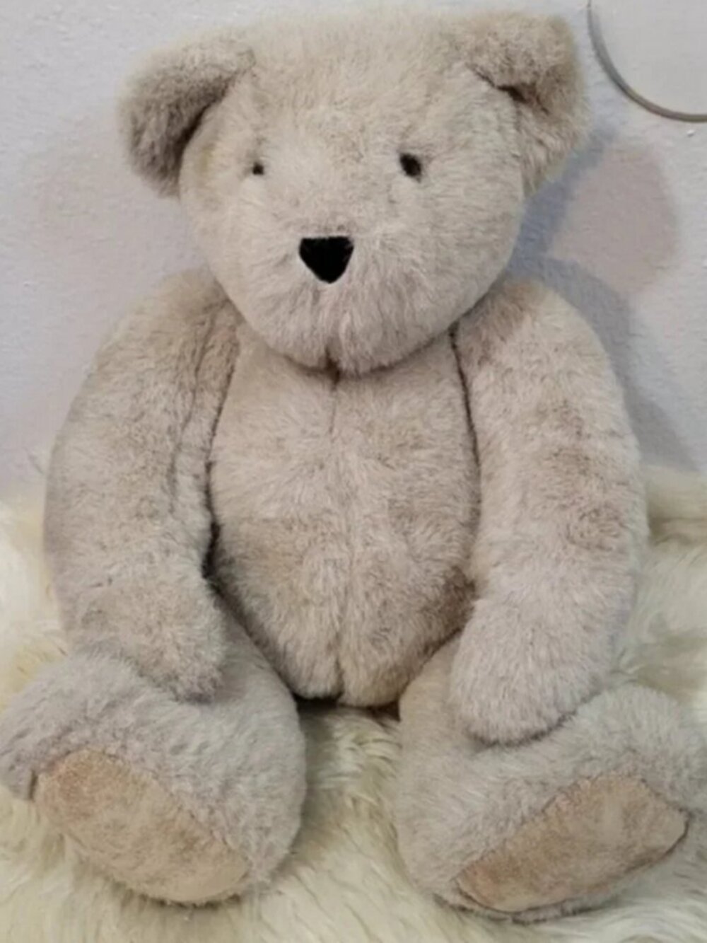 Vintage Vermont Teddy Bear Co Jointed Plush Bear 1994 Made in USA